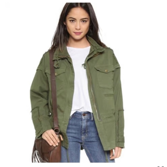 MCQUIRE Updated Weighted Army Jacket.  EUC. - Picture 1 of 9